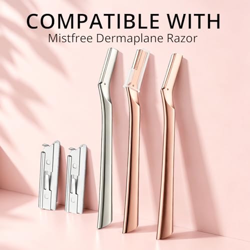 Dermaplane Refill Blades 20PCS, Facial Razor Replacement Blades - color: Silver-Blades