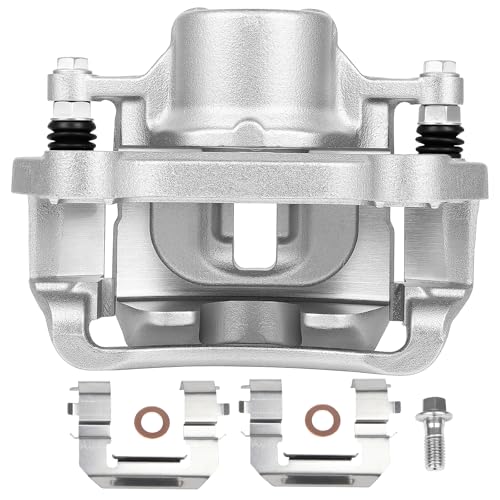 SCITOO Front Left Disc Brake Caliper With Bracket 18B5270 Silver - size: Front Driver[18B5270]