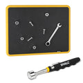 SHALL Magnetic Tool Parts Mat and Telescoping Magnetic Pickup Tool, Flexible Magnetic Tool Holder Pad W/ 83 Built-In-Magnets & 25LBS Pull Force Extendable Magnet Hold Mechanic Wrenches Screws Bolts - size: 1PC Magnetic Mat with Pickup Tool
