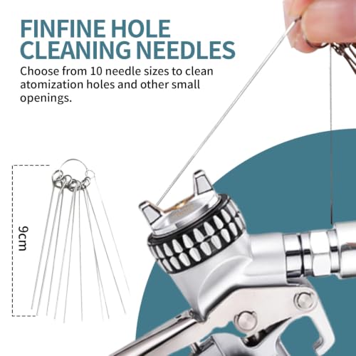 Spray Gun Cleaning Kit, Multi-Purpose Paint Gun Cleaning Kit, 21 Pcs