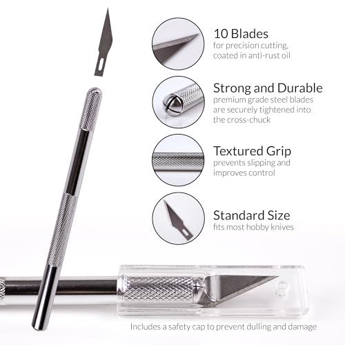 WA Portman Fabric Cutting Mat with Craft Knife & Straight Edge Craft Ruler - size: 12x18