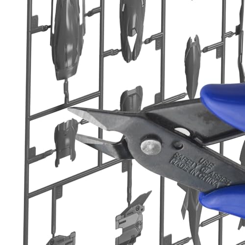 10Pack Wire Cutters Precision Electronic Flush Cutters Mini Cutting Pliers for Ultra-fine Cutting Needs (Blue) - color: Blue, size: 10Pack