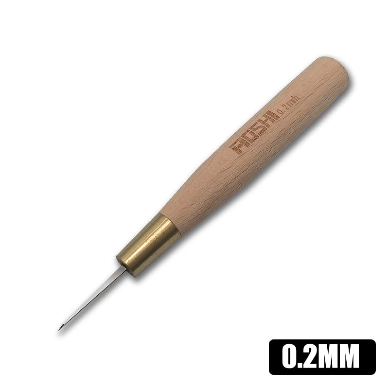 ANSAI Chisel 0.2/0.4/0.6/0.8/1.0mm 5pcs Carved Scribe line Hobby Plastic Model Tool