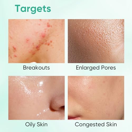 Acne Face Mask Skincare, Sheet Masks for Acne Prone, 10 Pack - color: Salicylic Acid Mask