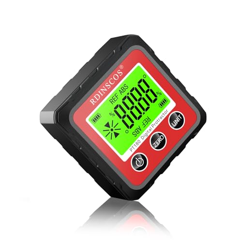 RDINSCOS Digital Angle Gauge with Strong Magnetic Base - color: Black_red