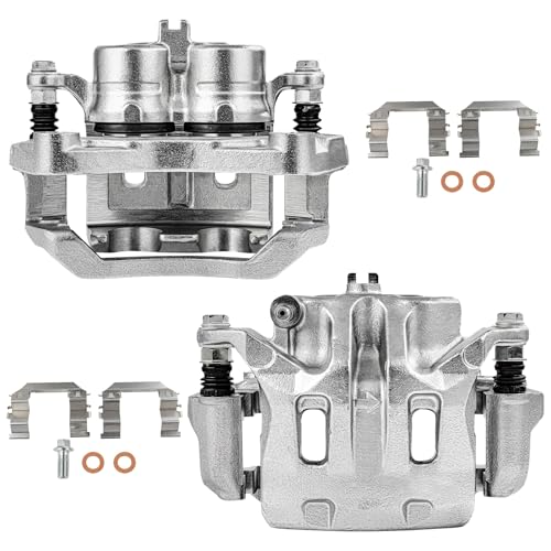 SCITOO Front Left & Right Brake Calipers With Bracket 19B2870B 19B2871B - size: Front[19B2870B & 19B2871B]