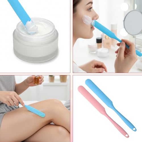 JJUNW 6PCS Epoxy Stir Sticks, Silicone Wax Sticks, Non-Stick Wax Spatulas