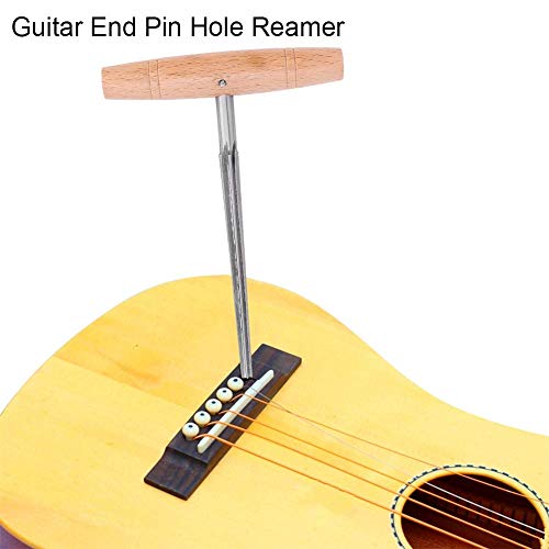 Bnineteenteam Guitar End Pin Hole Reamer,Guitar Peg Hole Reamer Guitar Tuning Peg Reamer Strap End Pin Drill Bit Tool