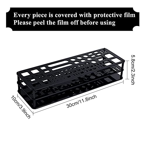 OLYCRAFT Mold Making Tools Storage Box Gunpla Tools Storage Box Model Building Tool Organizer 63 Holes Shelf Craft Tools Rack Stand for Tools Storage