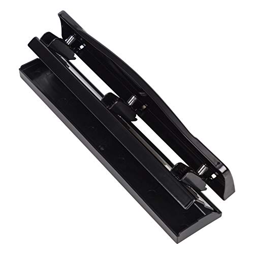 Amazon Basics 3 Hole Punch with Easy-Clean Tray, 10 Sheet Capacity, Black, 6-Pack - style: 3-hole, 10-sheet, 6-pack