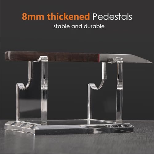 SANRUI 2 Tier Acrylic Pen Holder Display Stand, Clear Desk Pencil Rack - style: 2 Tier