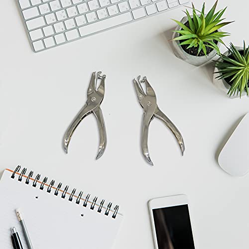 Small Single Hole Punch, 1/4" & 1/8", Handheld Circle Shaped Hole Puncher - size: 1/4 and 1/8