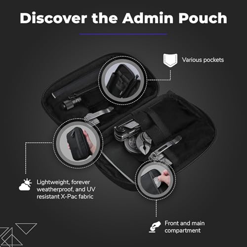 ALPAKA Admin Pouch EDC Organizer Tool Pouch Black X-Pac X42 - color: Black