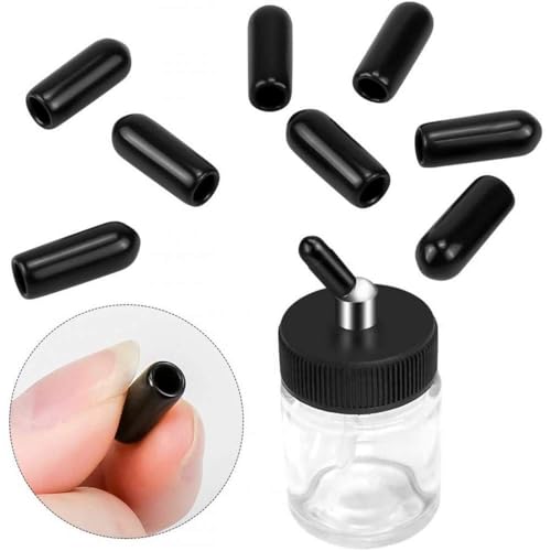 10pk 22cc Airbrush Bottles, Universal Jars for Most Siphon Guns - size: G3P