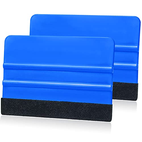 2 Pcs Wallpaper Smoothing Tool, Vinyl Felt Squeegee Window Tint Film Tool