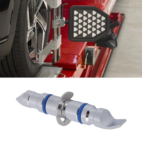 CHICIRIS 8pcs Wheel Alignment Clamp Rim Studs, Stainless Steel Reversible Positioning Kit with Snap Ring and Rubber Ring, for Hunter Wheel Clamps