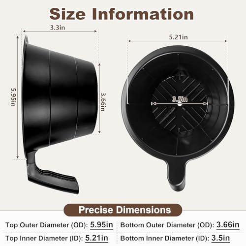 Coffee Brew Funnel Basket Replacement for Bunn Coffee Funnel 38766.0002 - size: 38766.0002 Brew Funnel