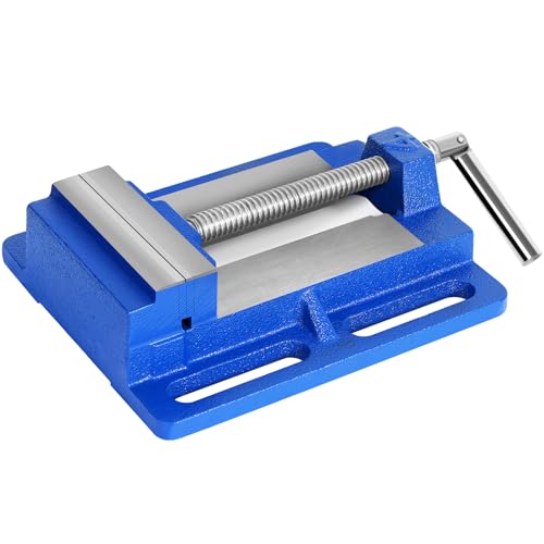 Forward Q194A 4 Inch Drill Press Vise Portable Bench Vise with Slotted Base - size: 4 Inch