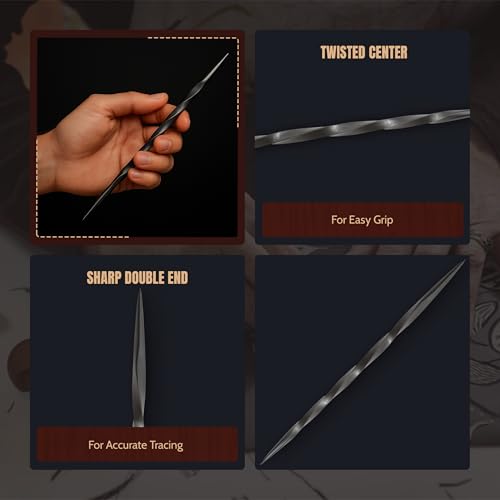 UJ Ramelson Twisted Scriber Tool Needle, 12 Pack - style: Twisted Scriber Needle