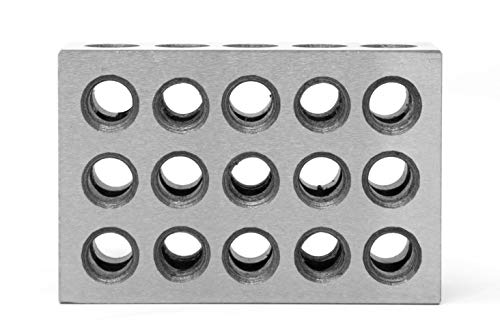 WEN 10423 3 x 2 x 1-Inch Steel-Hardened Precision 123 Blocks, Two Pack - size: 1 x 2 x 3 in