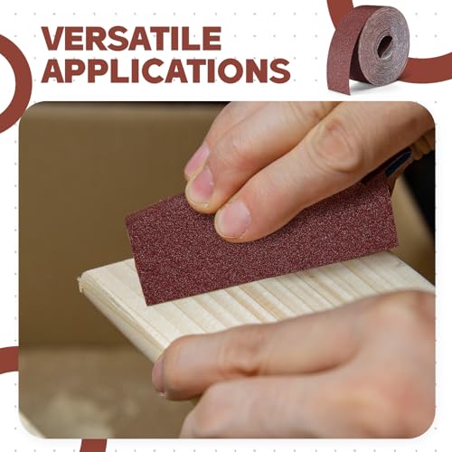 150 Grit Sandpaper Roll for Drum Sander, 3"x100 ft Emery Sand Paper - size: 150 Grit