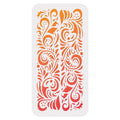Baroque Pattern Wall Painting Stencil 11.8 x 5.9 Inch Reusable Stencil for Painting on Wood Wall Floor Fabric Furniture, DIY Home Decor Craft Stencil - style: Baroque B