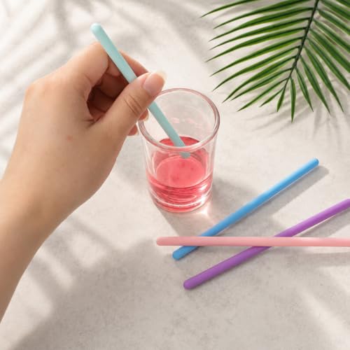 4PCS Silicone Mixing Sticks, Reusable Epoxy Silicone Stir Sticks