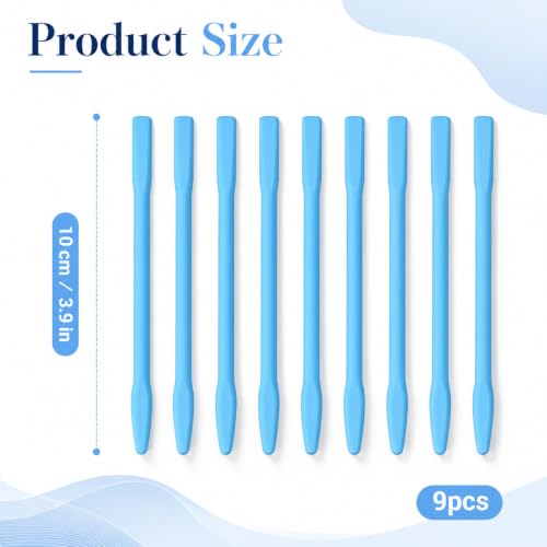 9PCS Non-Stick Silicone Mixing Sticks for Epoxy Resin