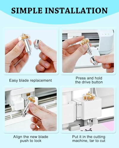 UCEC Engraving Tip + Drive Housing (41) Compatible with Cricut Maker 1/3/4 - color: Drive & Engraving