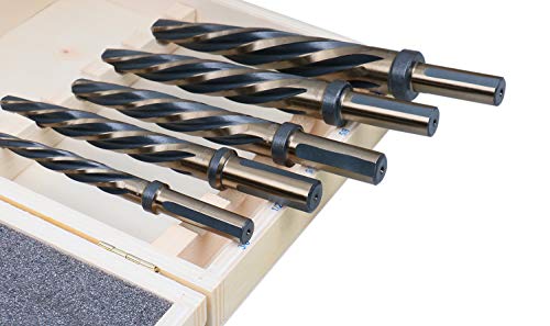Accusize Chucking Reamer Set, 3/8", 1/2", 9/16", 5/8", 3/4", Premium Kit - size: 3/8", 1/2", 9/16'', 5/8", 3/4", Premium kit