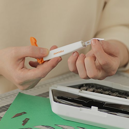 Fiskars Easy Change Precision Craft and Utility Knife Set with 12 Blades - style: 13-Piece Set