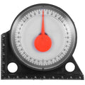 1 PCS Magnetic Angle Finder, Dial Roof Slope Gauge, Accurate Pitch Measuring Tool, Protractor Level with Base, Precision Inclinometer for Roofing Construction, Carpentry and Framing Work