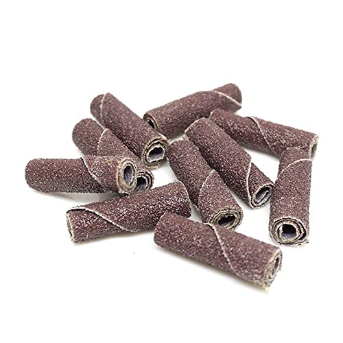 Benchmark Abrasives Aluminum Oxide Straight Sanding Cartridge Rolls for Blending Deburring Polishing Sanding Metals, Rotary Sander - Die Grinder Abrasives (10 Pack)(1/4" x 1", 120 Grit) - size: 1/4" x 1", style: 120 Grit