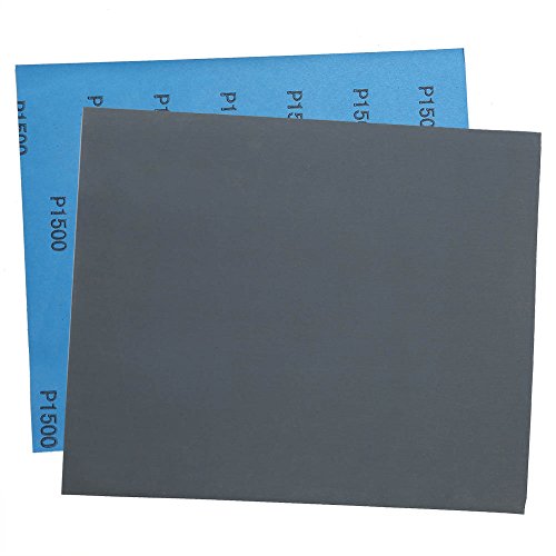 LotFancy 1500 Grit Sandpaper, 9 x 11 30PCS Dry Wet Sand Paper, Silicon Carbide Sanding Sheet for Automotive Wood Furniture Metal Sanding, Polishing, Finishing - size: 1500 Grit