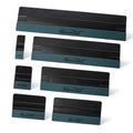 NEWISHTOOL 7 in 1 Vinyl Squeegee Tool Different Sizes Plastic Scraper Cards - color: 7 Pcs-black