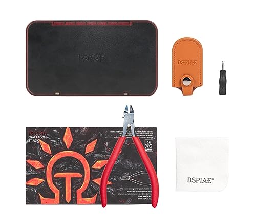 DSPIAE 4.72 Inch Pro. Ultra Fine Single-Edged Blade Nipper For Plastic Models,Easy,Smooth,Clean Cuts