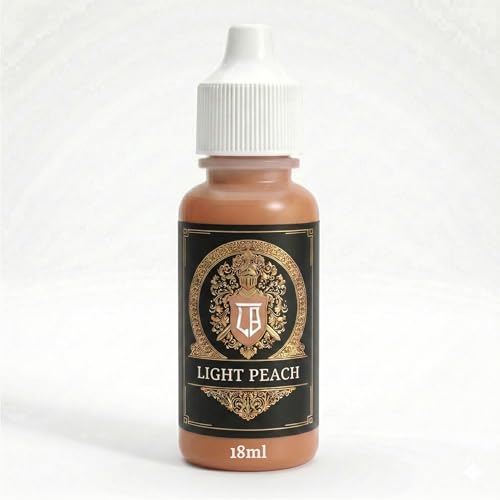 Ludus Bellum Miniature Paint Light Peach Color 18ml Dropper Bottle - color: Light Peach