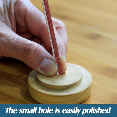 Honoson 70 Pcs Sanding Twigs Model Craft,High Grits Rating,Double Angle - style: Double Angle