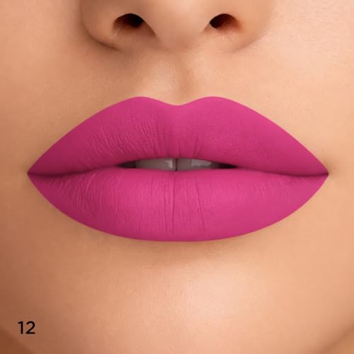 MON RÊVE Matte Lipstick, Long-Lasting Moisturizing, 12 Milky Berry - color: No 12