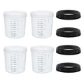 Master Paint System MPS, 4 Pack Set of Standard Size 20 Ounce (600ml) - size: 20 Ounce Hard Cup Set