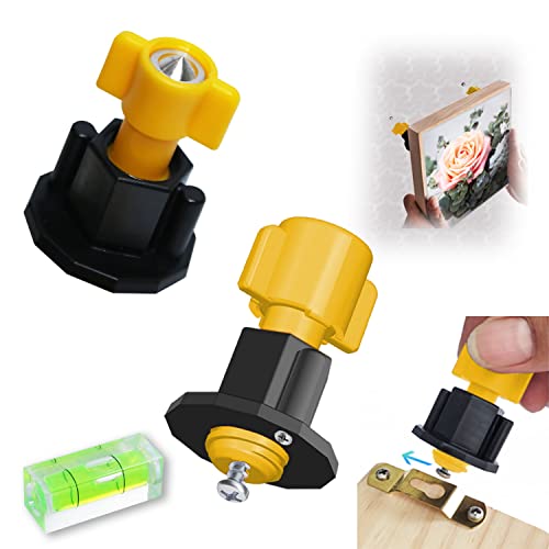 DIKOO Picture Hanging Keyhole Mark Tool with Level and Position Nail kit