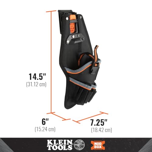 Klein Tools MODbox Tool Pouch, 9-Pocket Electrician Parts Pouch - size: Drill Pouch