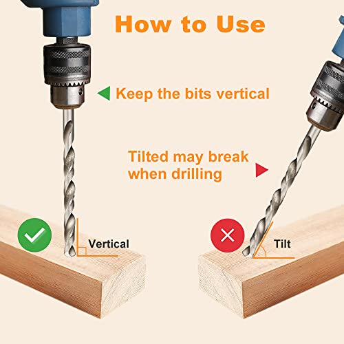 10Pcs 0.7mm Twist Drill Bit Set,Micro HSS Straight Shank Bits - size: 0.7mm