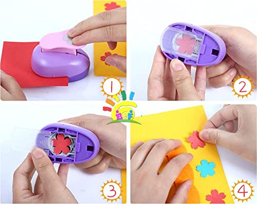 CADY Crafts Punch Set 8mm 15mm 25mm Paper Punches 3pcs/Set (Butterfly) - color: butterfly
