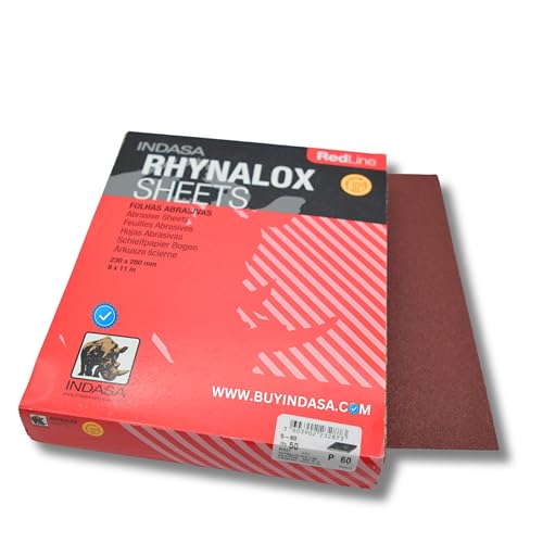 Buy Indasa Red Line Rhynodry Heavy Duty Sanding Sheets, 5 Series (5-150) - style: 5-150