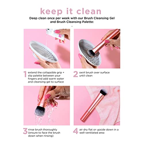 Real Techniques Snatch + Sculpt Contour Makeup Brush, 1 Count (Pack of 8) - size: 8 Count (Pack of 1)