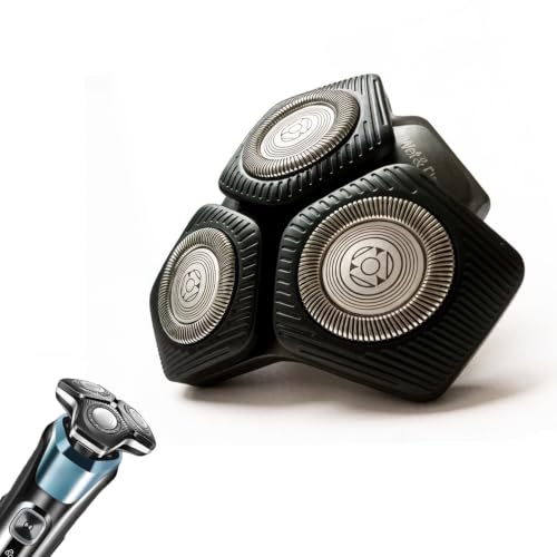 SH71 Replacement Head Compatible with Philips Norelco Rotary Shaver - color: Black