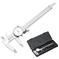 HDLNKAK Dial Caliper Shockproof with Watch 0-6" Range - color: White
