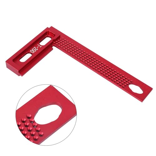 Aluminum Alloy Woodworking Ruler 200mm