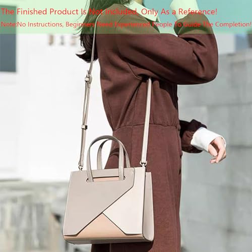 RIVEENY Shoulder Bag Handbag Acrylic Template Leather Pattern Acrylic Leather Pattern Leather Templates for Women's Shoulder Bags, transparent